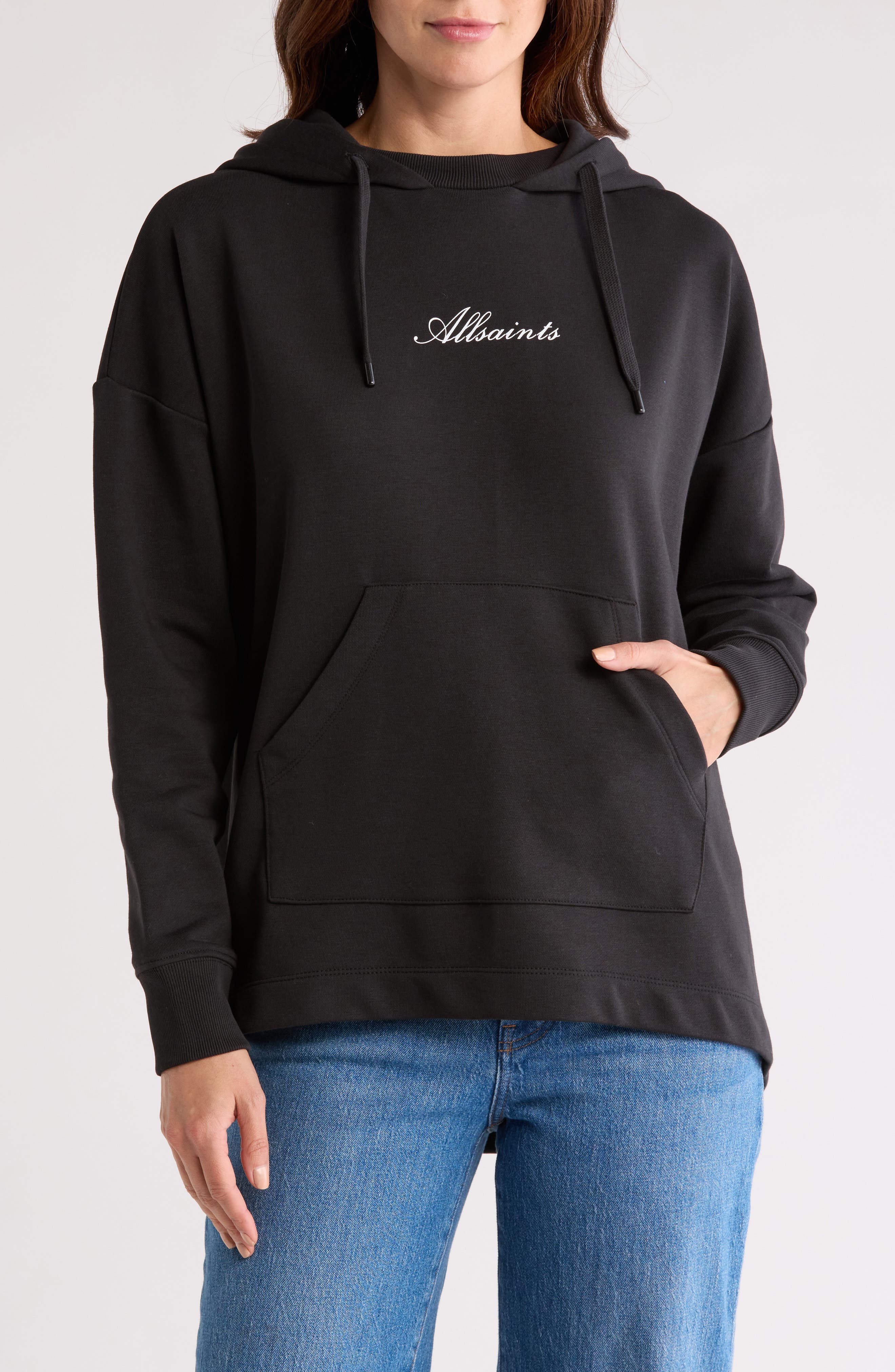 AllSaints Vita Etrie Screen Print Hoodie