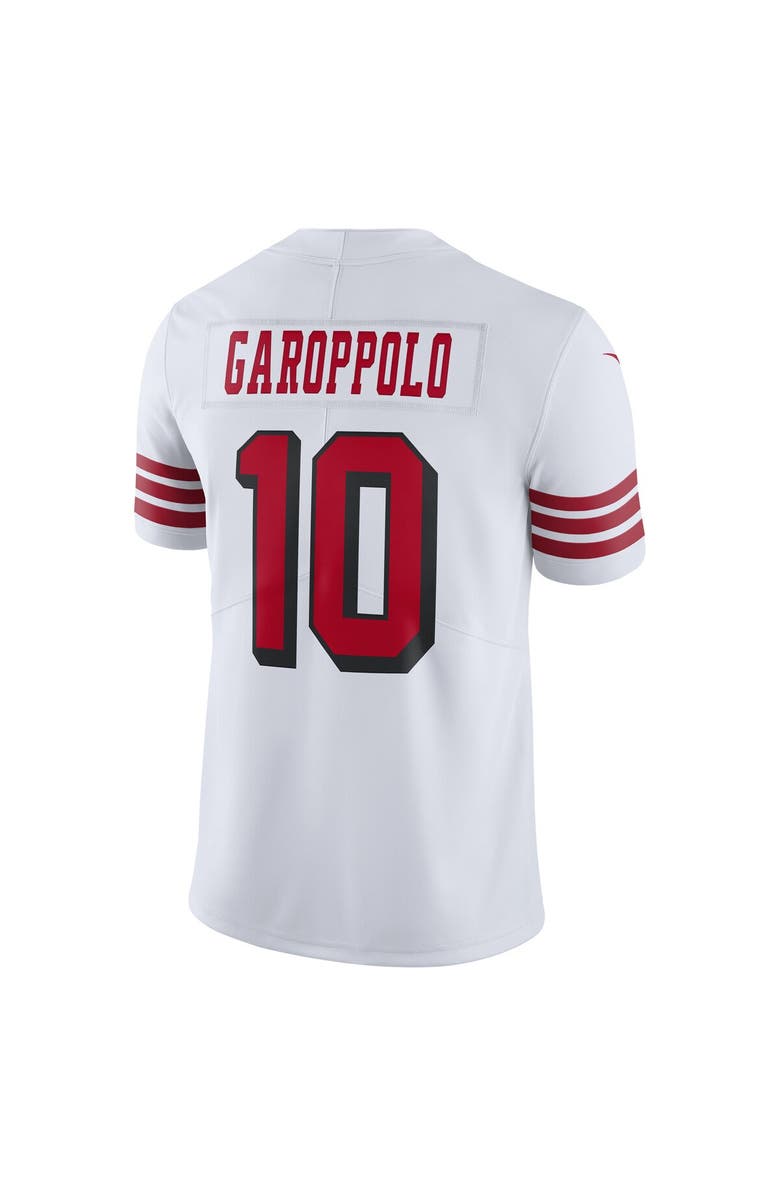 Nike Men's Nike Jimmy Garoppolo White San Francisco 49ers Color Rush Vapor Untouchable Limited Player Jersey, Alternate, color, 