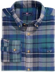 vineyard vines Plaid Stretch Cotton Flannel Shirt