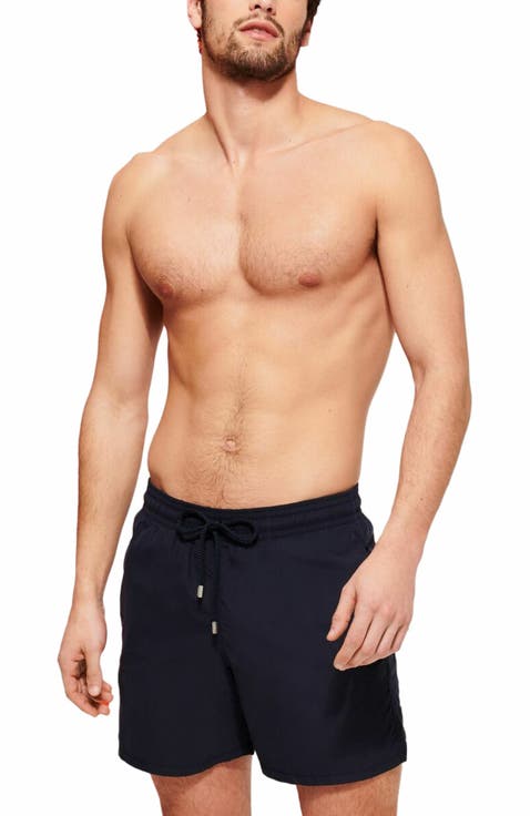 Men's Solid Swim Trunks