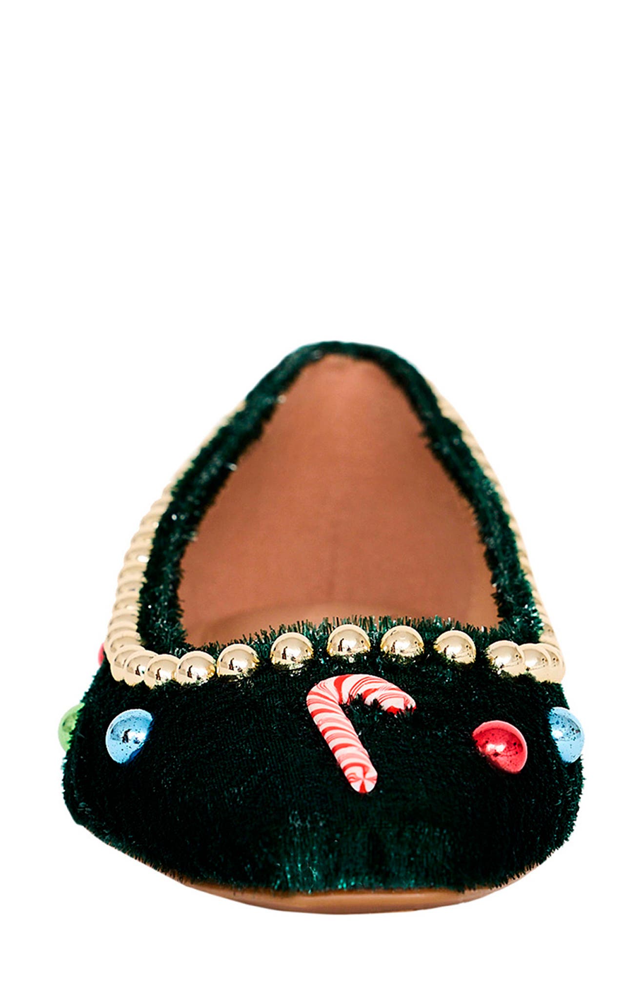 Katy Perry The Confidant Christmas Ballet Flat, Alternate, color, Holiday Green