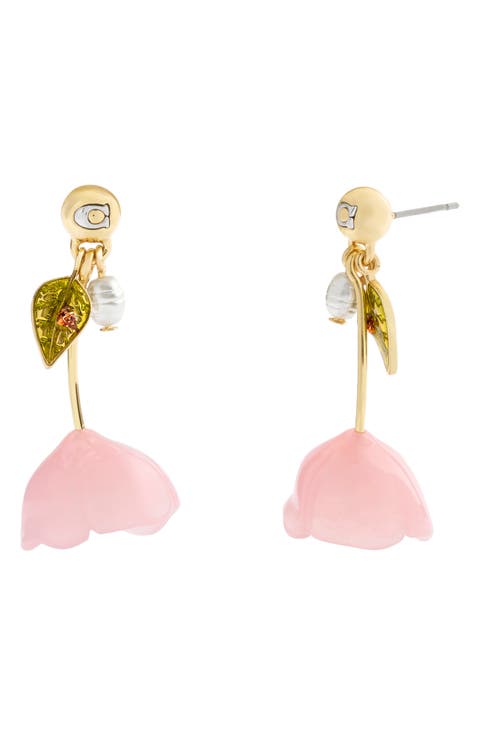 Floral Drop Earrings