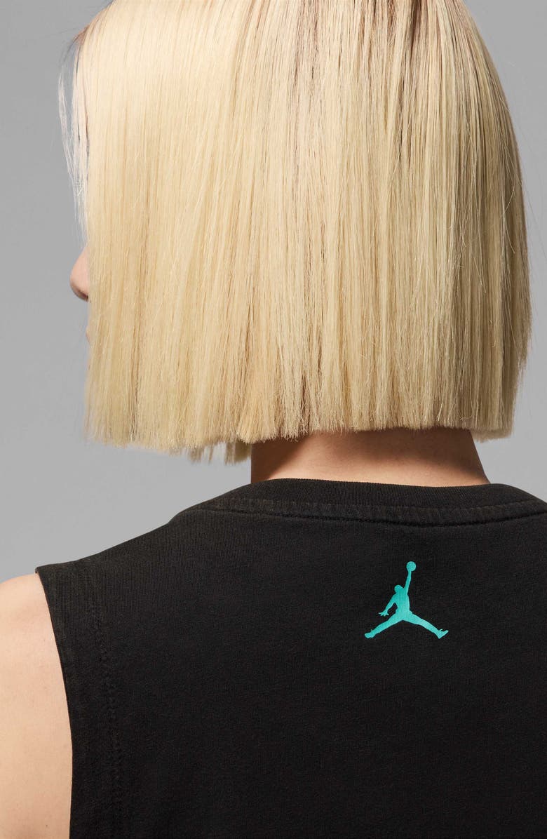 Jordan Air Graphic Tank, Alternate, color, Black