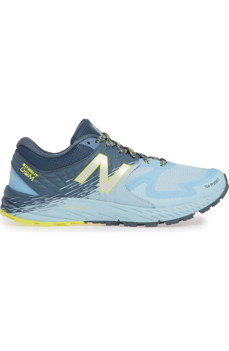 New Balance Summit Q.O.M. Trail Running Shoe, Alternate, color,