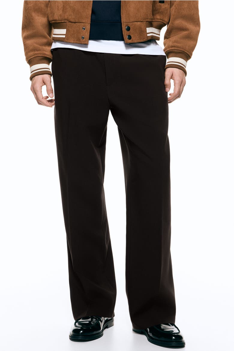 Relaxed Fit Trousers, Alternate, color, Dark brown