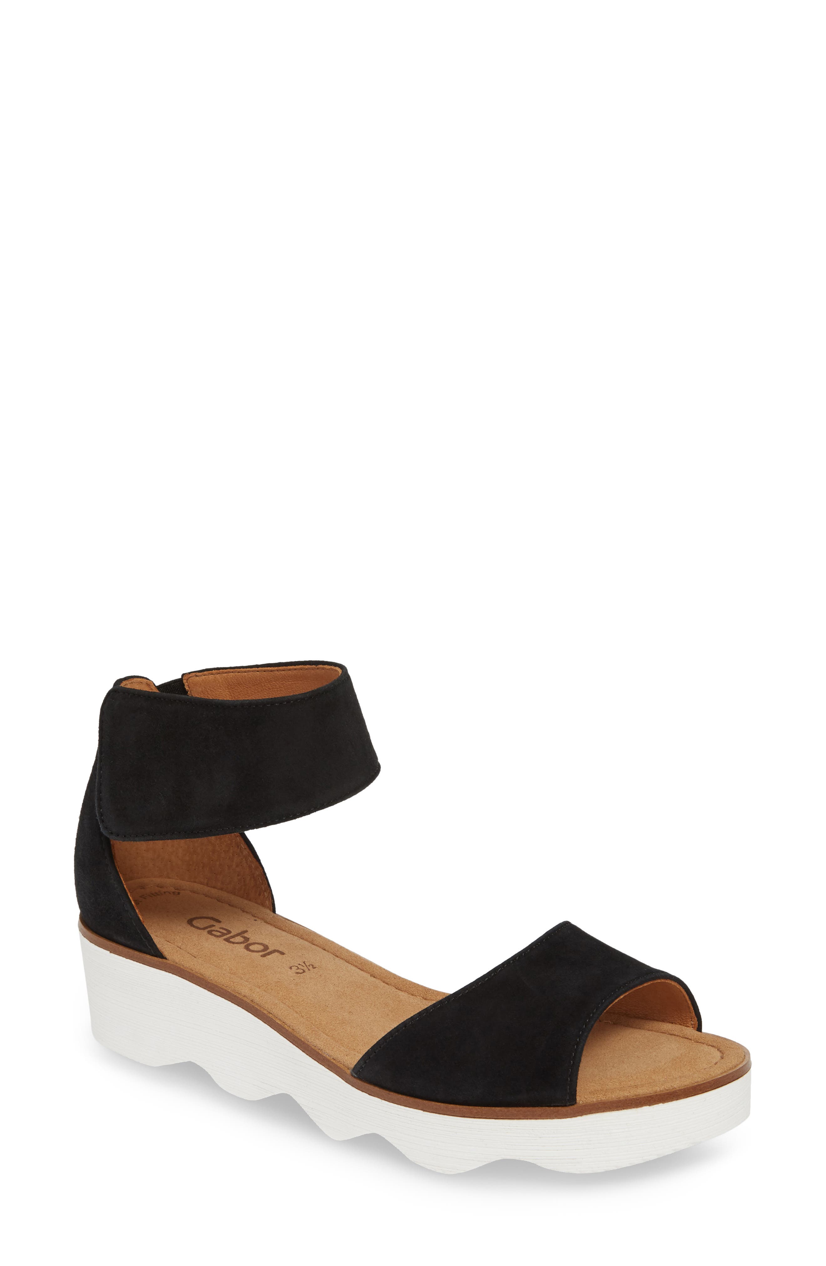 Gabor Wedge Sandal, Main, color, 