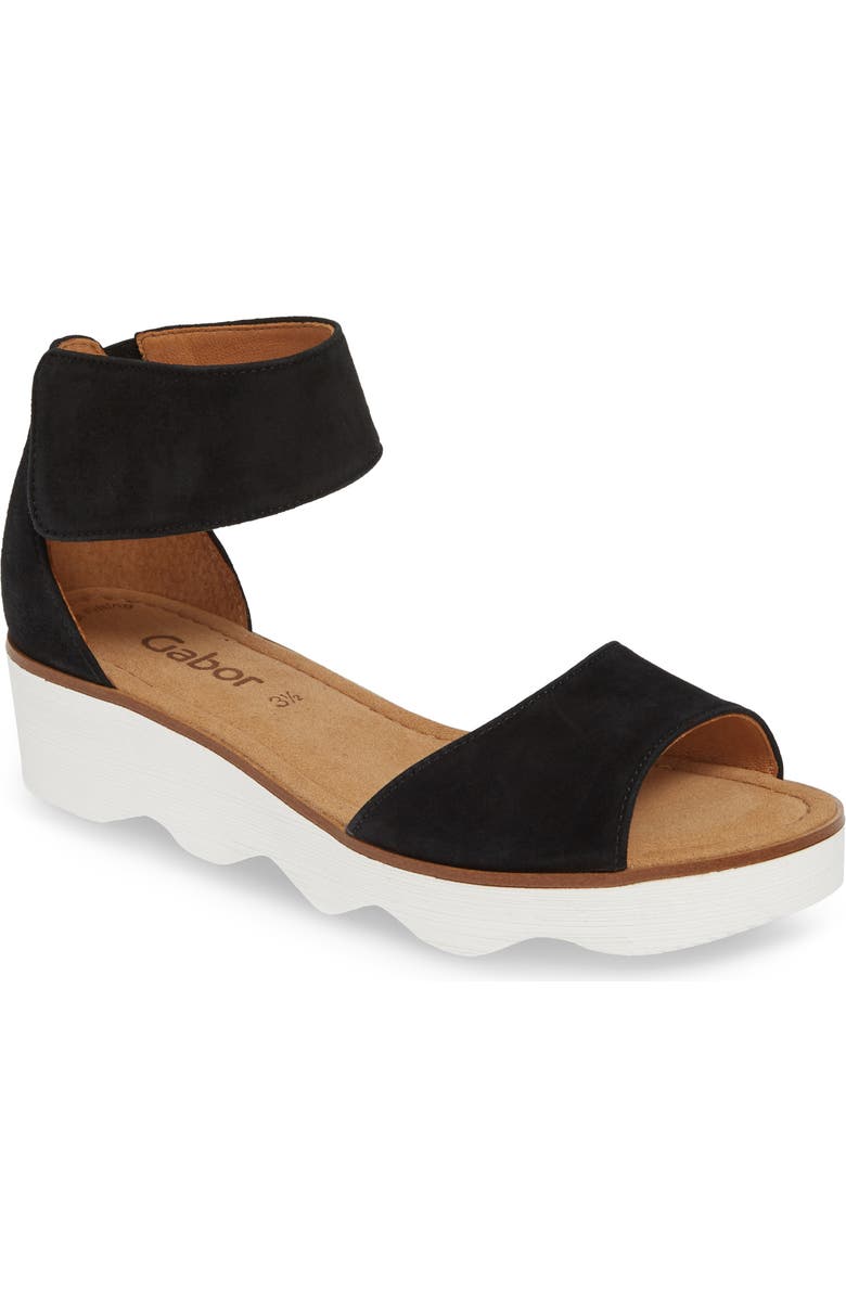 Gabor Wedge Sandal, Main, color,