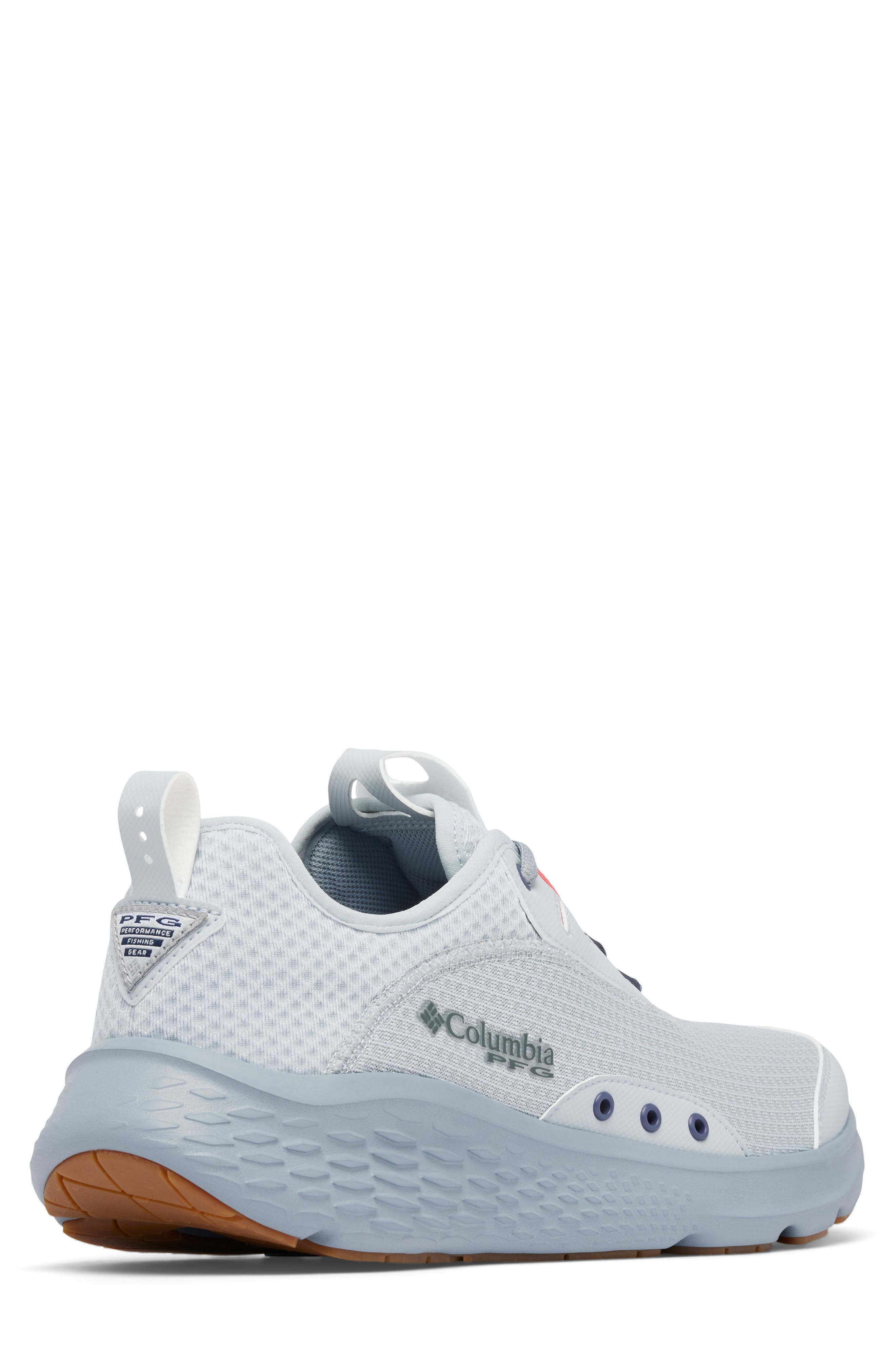 Columbia PFG Castback<sup>™</sup> Water Resistant Fishing Shoe, Alternate, color, Cirrus Grey/ Sunset Red