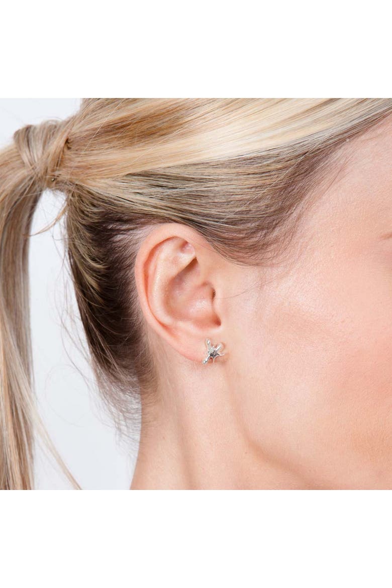 Splash Studs, Alternate, color, Sterling Silver