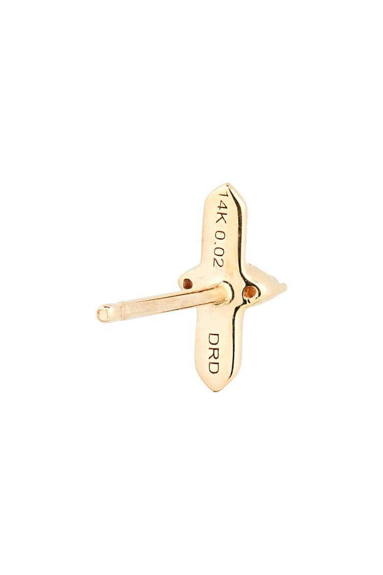 Reese Brooklyn Diamond Stud Earrings, Alternate, color, YELLOW GOLD/ DIAMOND