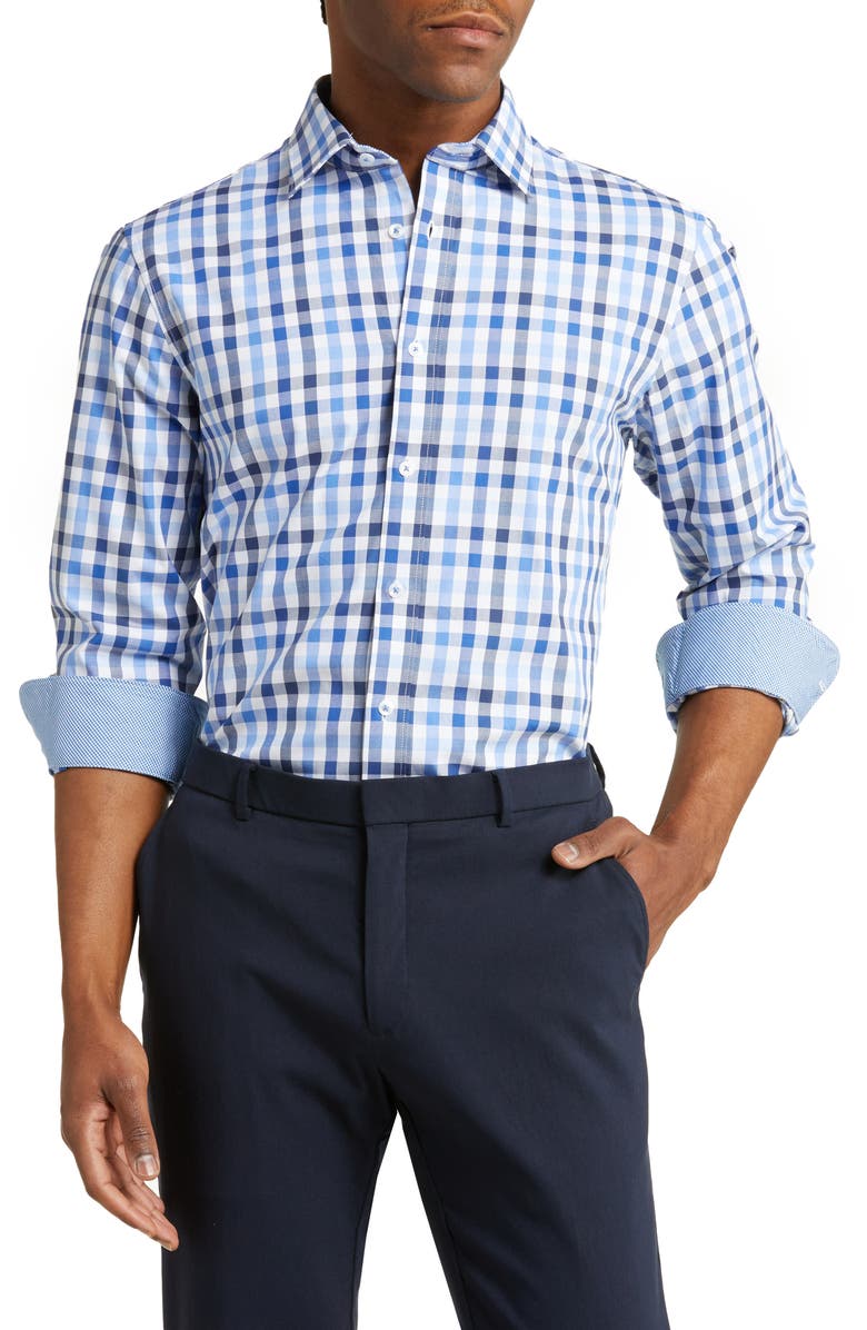 THREAD AND CLOTH Check Plaid Long Sleeve Shirt | Nordstromrack
