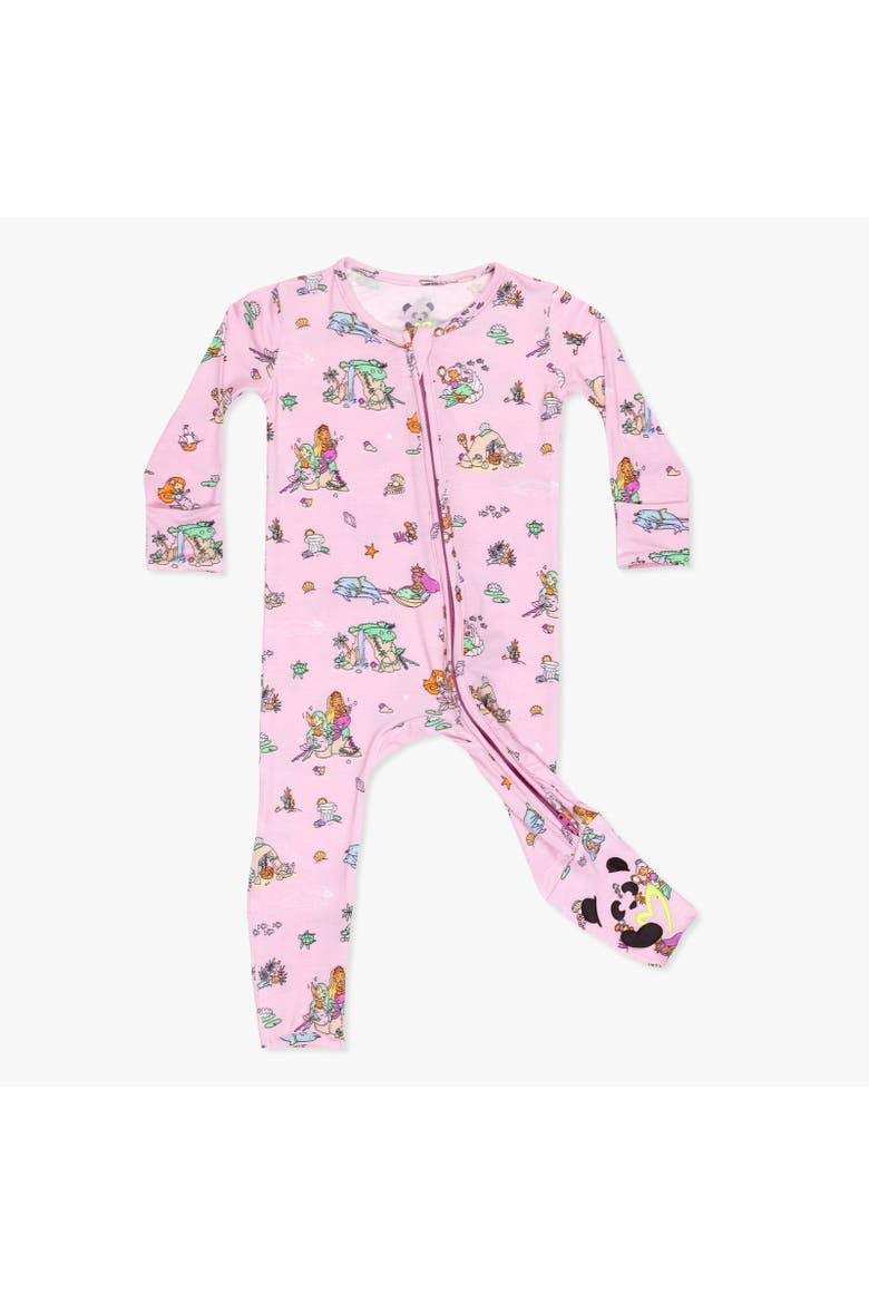 Baby Mermaid Lagoon Convertible Footie, Main, color, Mermaid Lagoon