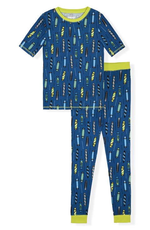Print Soft Fitted Two-Piece Pajama Set (Toddler)