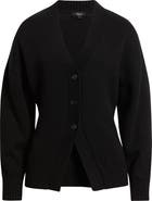 Rails Philippa Cutaway Hem Cotton & Wool Blend Cardigan