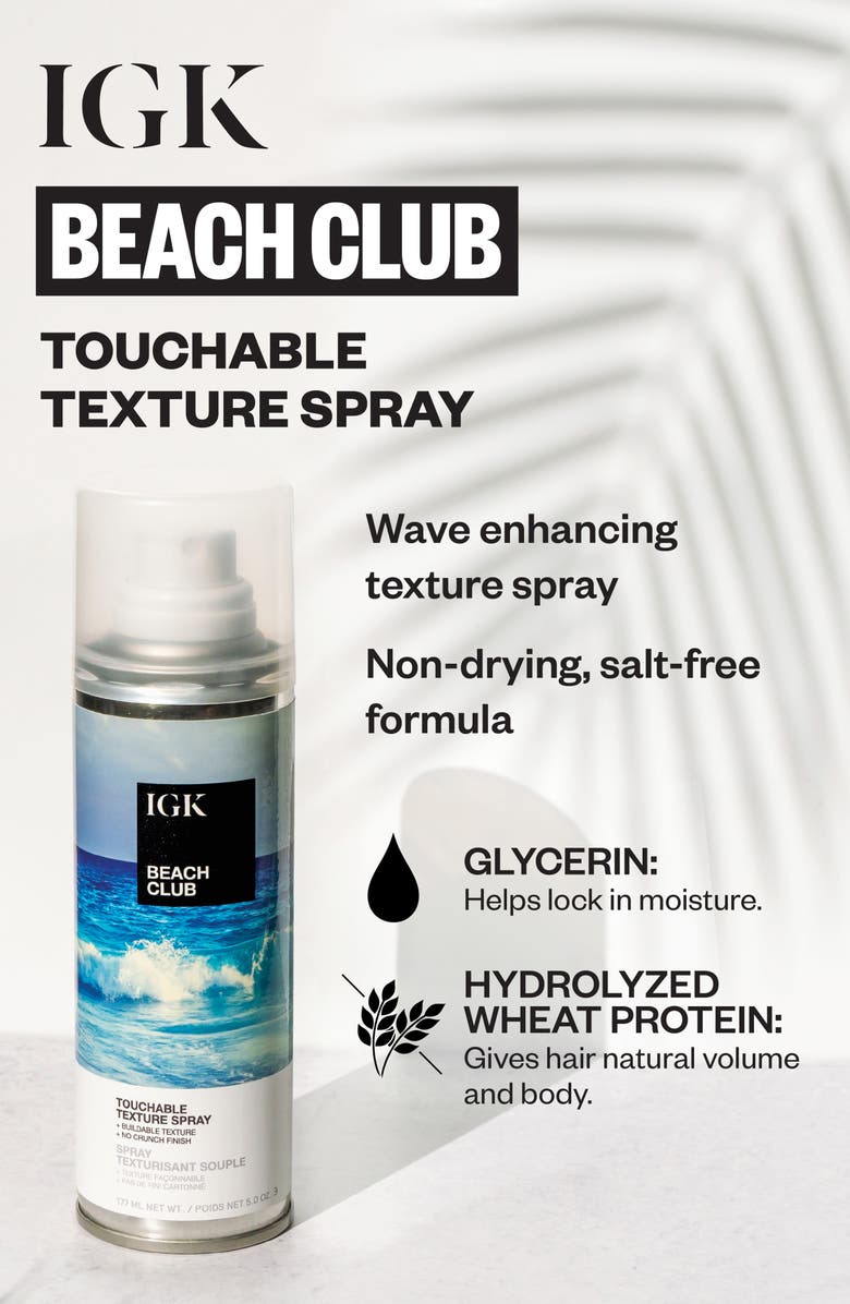 IGK Beach Club Texture Spray, Alternate, color, 