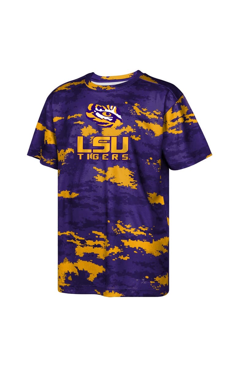 Outerstuff Youth Purple LSU Tigers Scrimmage Sublimated T-Shirt, Alternate, color, Purple