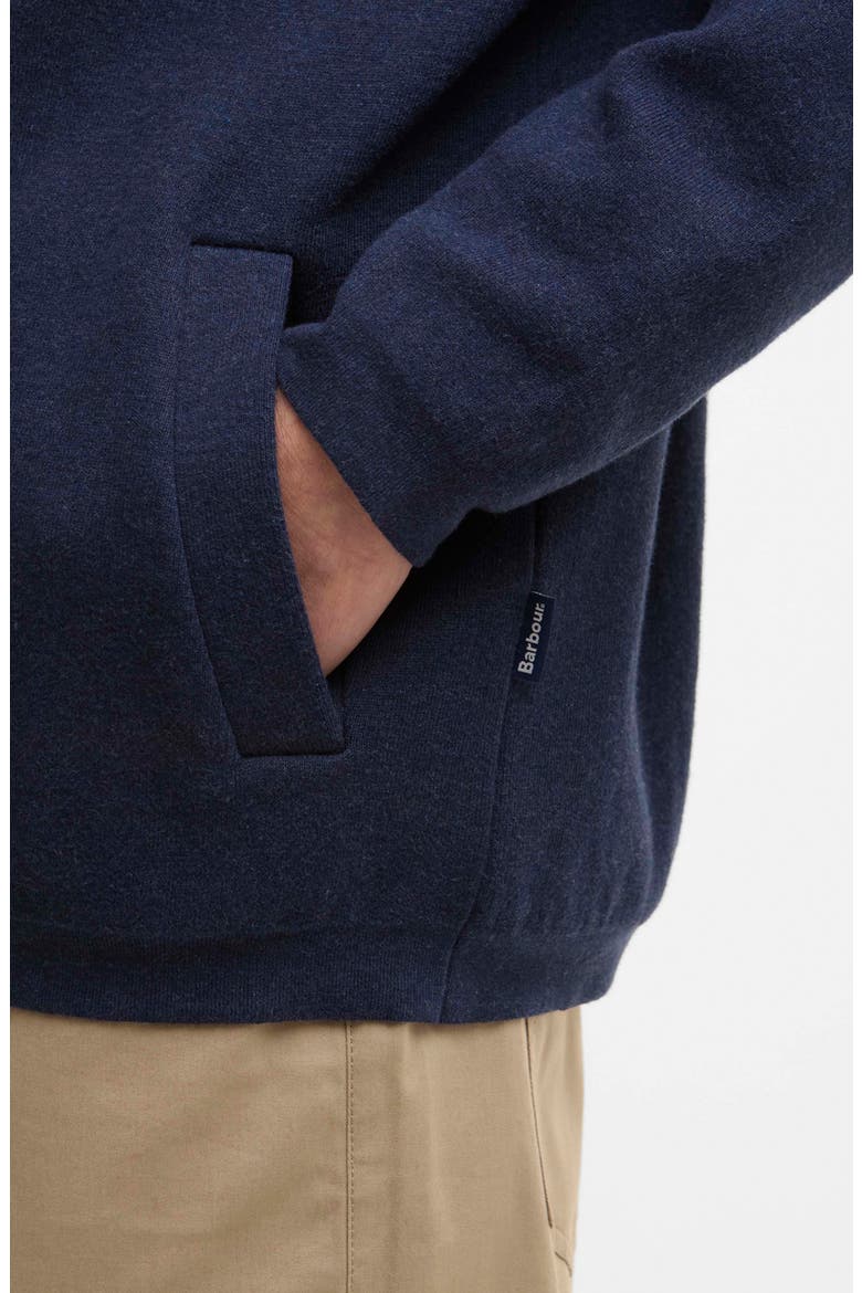 Crowcombe Cotton Zip Cardigan, Alternate, color, NAVY