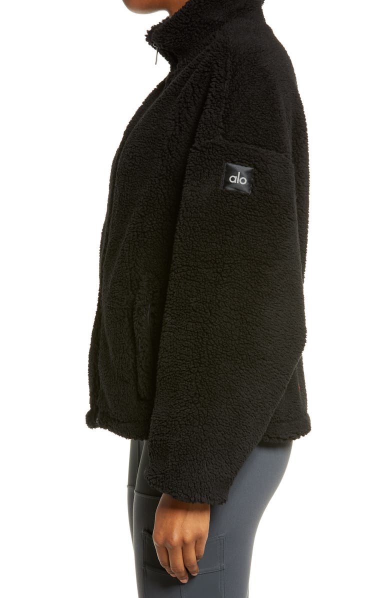 Alo Flurry Faux Fur Jacket, Alternate, color,