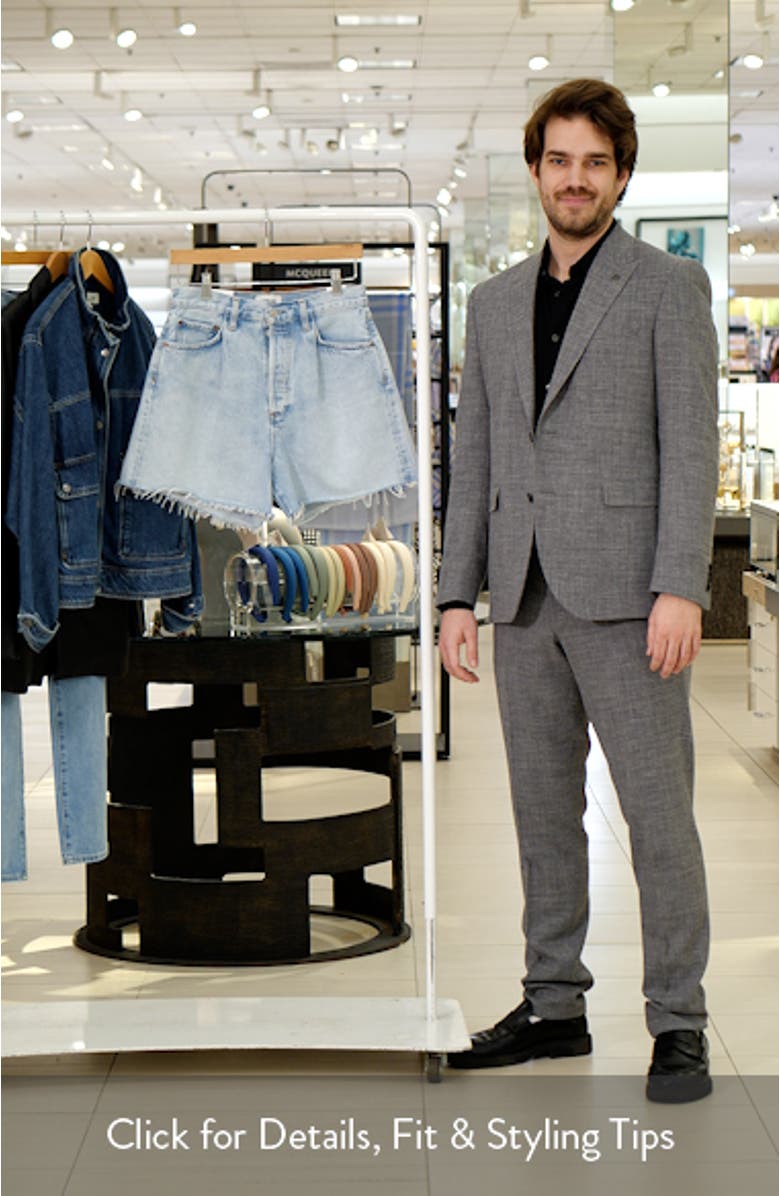 Rhoda Pleated Denim Cutoff Shorts, sales video thumbnail