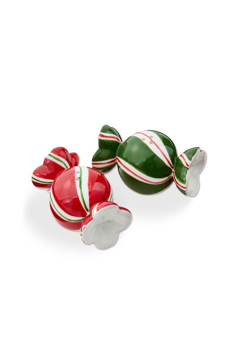 tag Multicolor Ceramic Candy Salt and Pepper Shakers Set, Main, color, Multicolored
