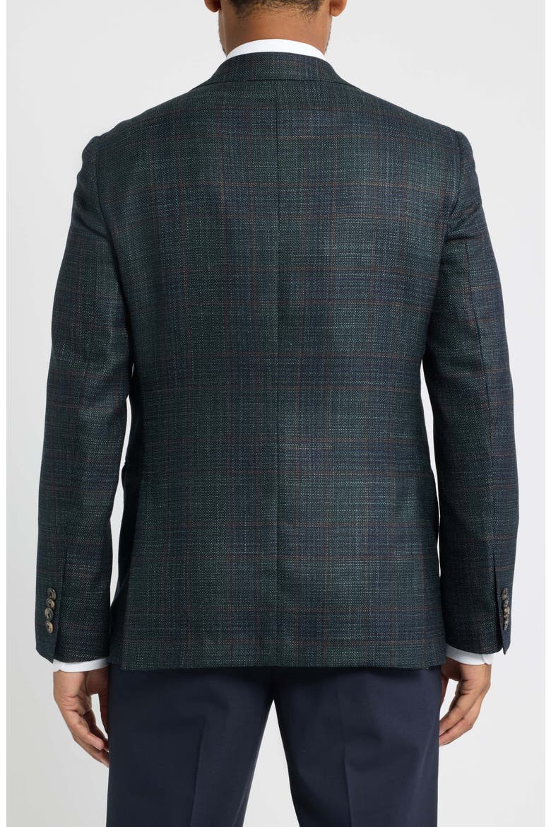 McAllen Wool & Silk Sport Coat, Alternate, color, DARK OLIVE