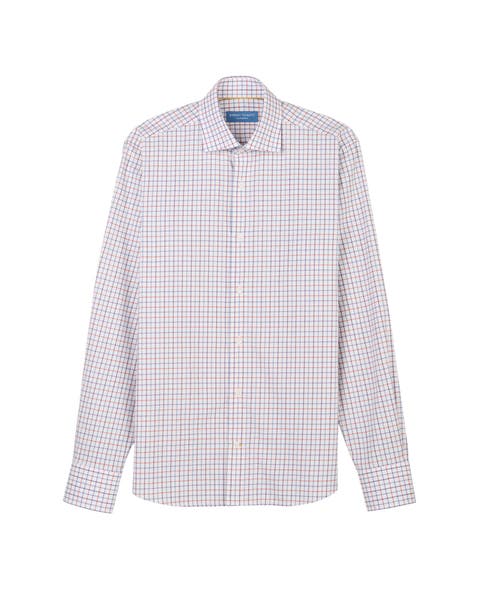 Reynolds Ultra Light Weight Brushed Tattersall Shirt