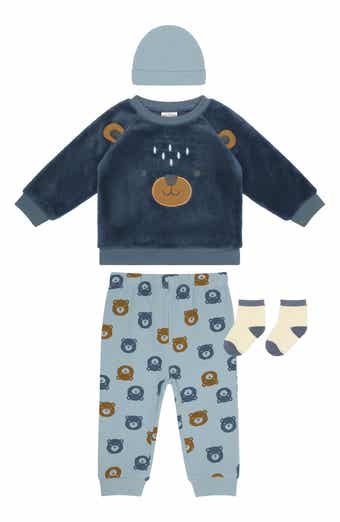 Bear 4-Piece Fleece Set