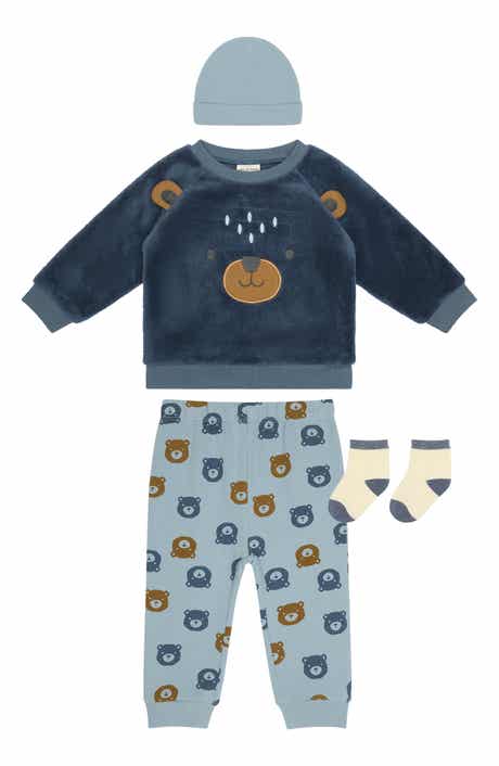 Bear 4-Piece Fleece Set