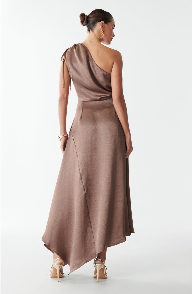 SAVEL Eleanor Midi Dress, Alternate, color, Mocha