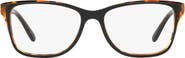 COACH 50mm Rectangular Optical Glasses