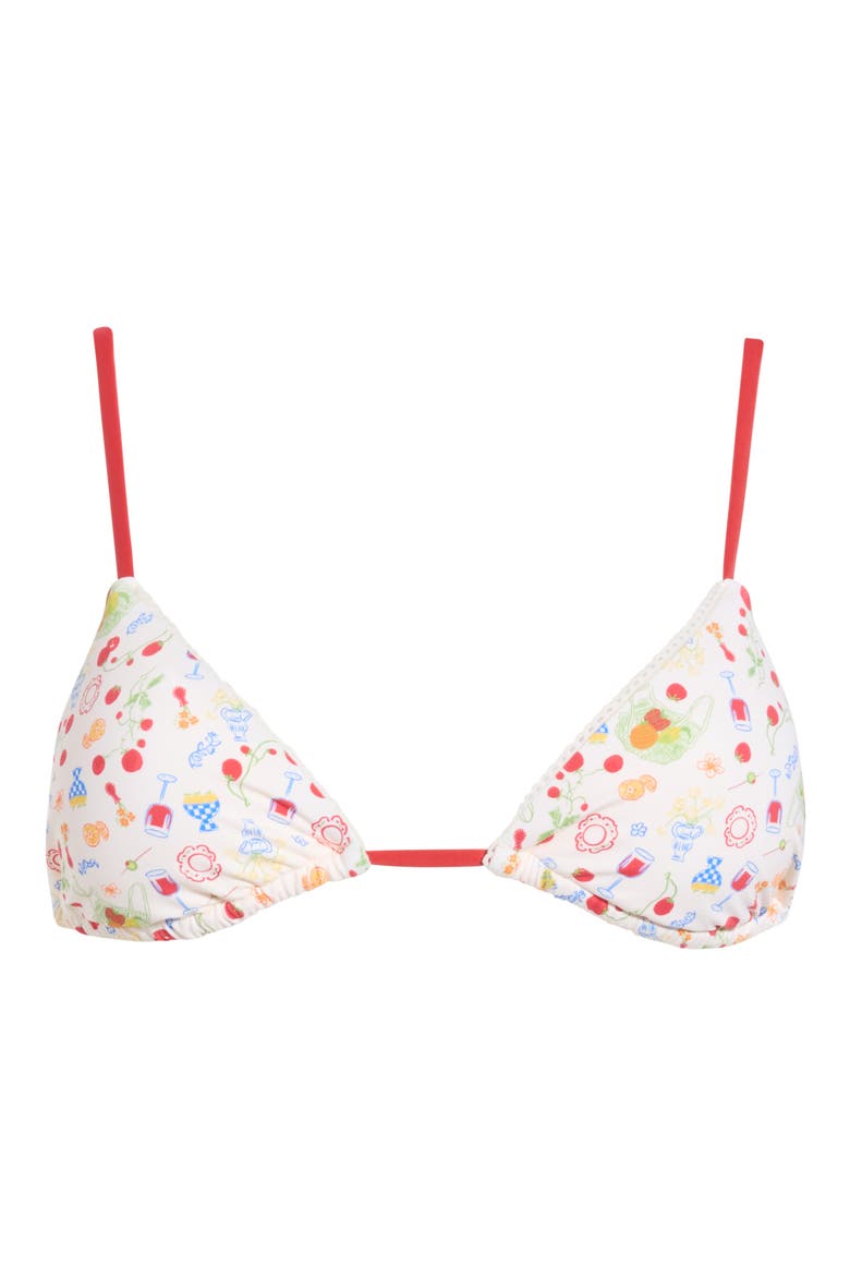 Emilia Bikini Top, Alternate, color, MERCATO/ MARS RED