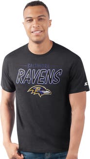 STARTER Men's Starter Black Baltimore Ravens Prime Time T-Shirt