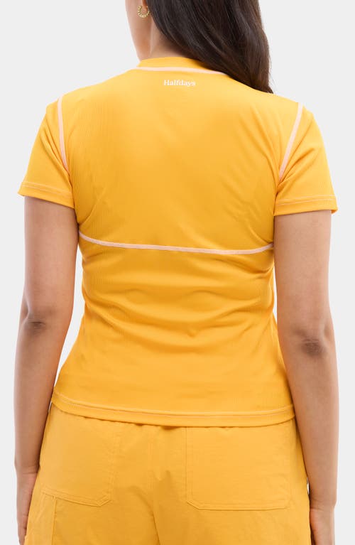Halfdays Mollie Performance T-shirt In Zinnia