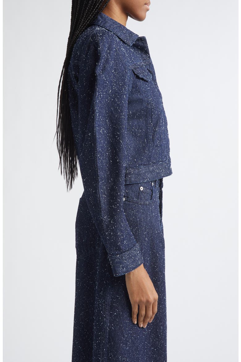 The Ovalo de Nîmes Denim Jacket, Alternate, color, NAVY