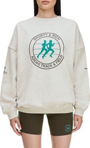 adidas x Sporty & Rich Logo Graphic Sweatshirt