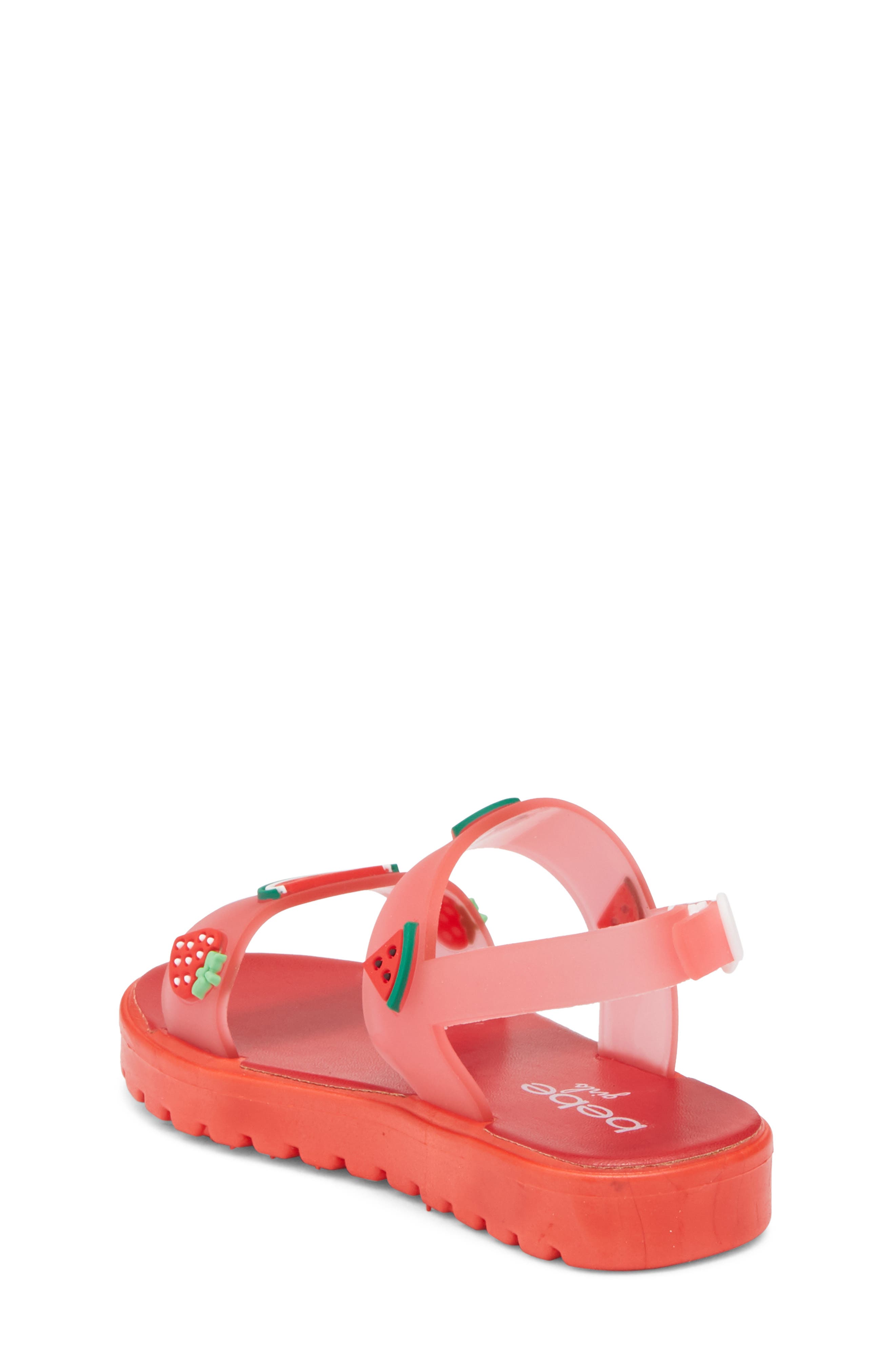 bebe Kids' Fruit Sandal, Alternate, color, Red