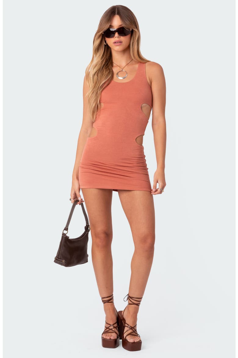 Wilma Cutout Body-Con Minidress, Alternate, color, HAMRA
