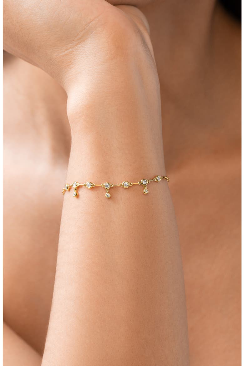 Monaco Diamond Line Bracelet, Alternate, color, 18K YELLOW GOLD