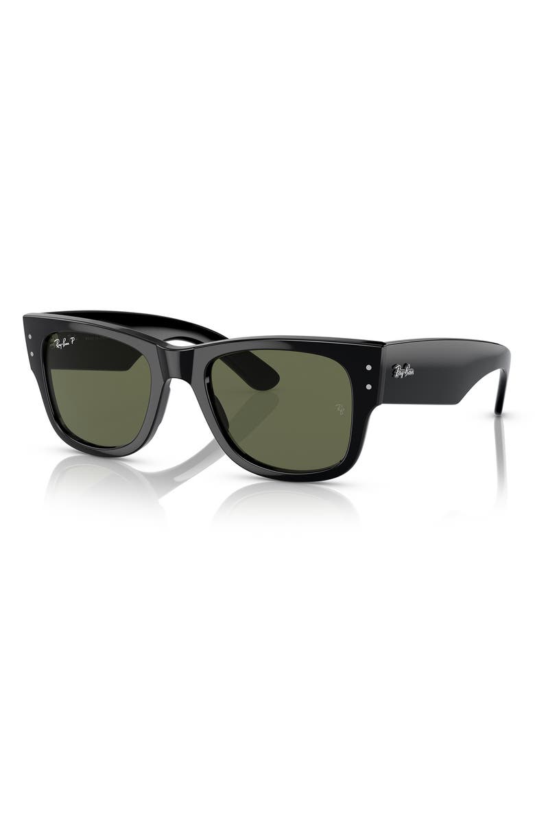 Ray-Ban Mega Wayfarer 51mm Polarized Sunglasses, Alternate, color,