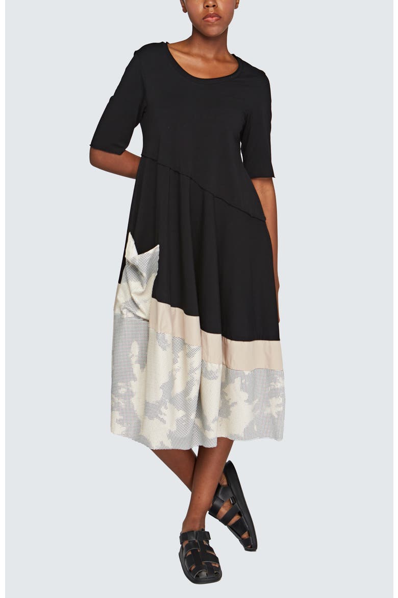 Selene Long Cotton Jersey Dress, Main, color, Original