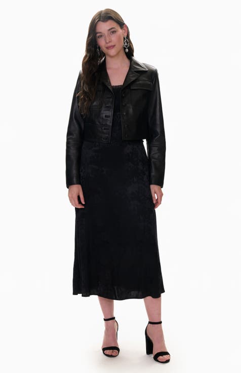 Piper Crop Leather Jacket