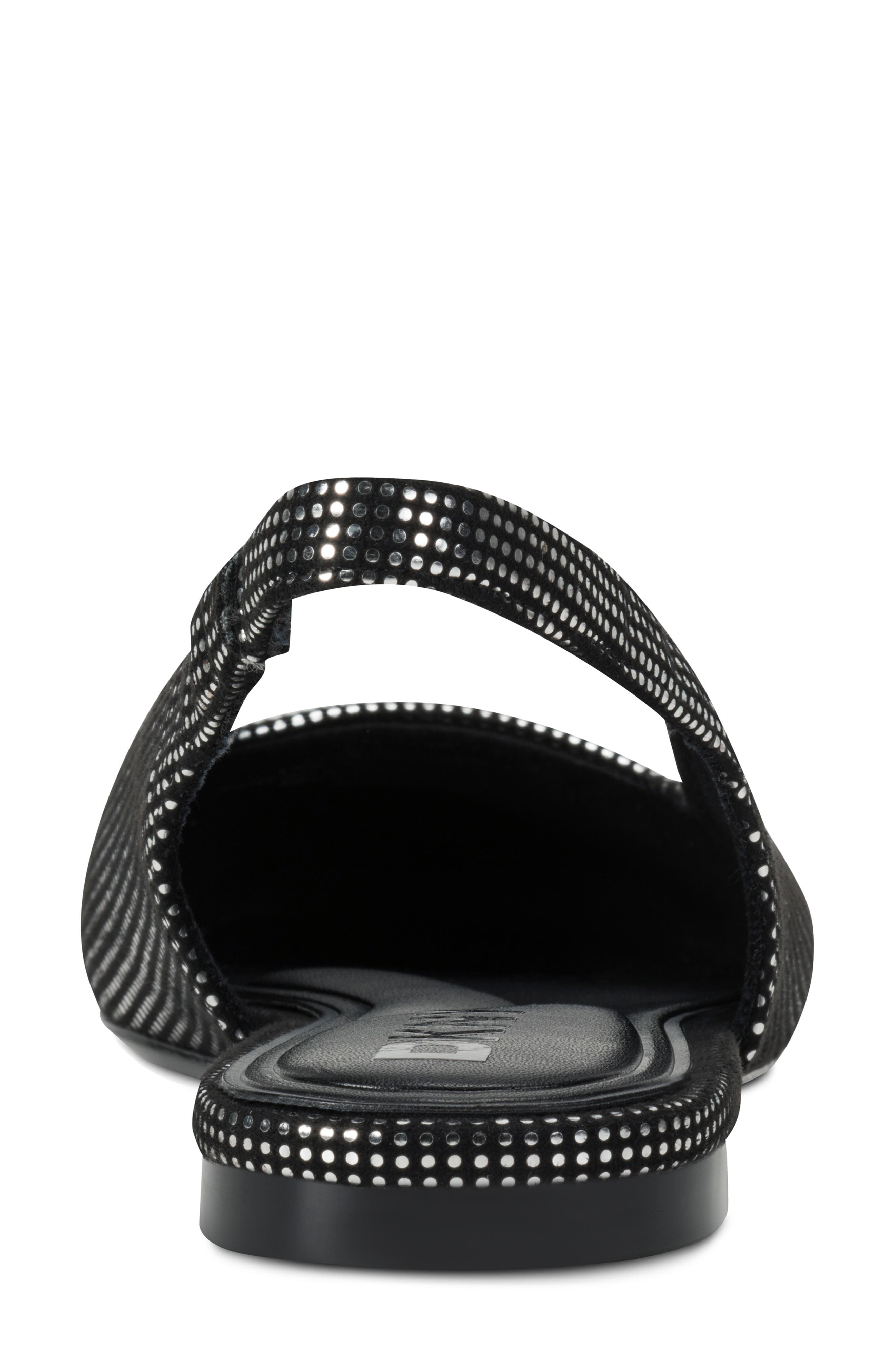 DKNY Darrow Slingback Flat, Alternate, color, Black/Black