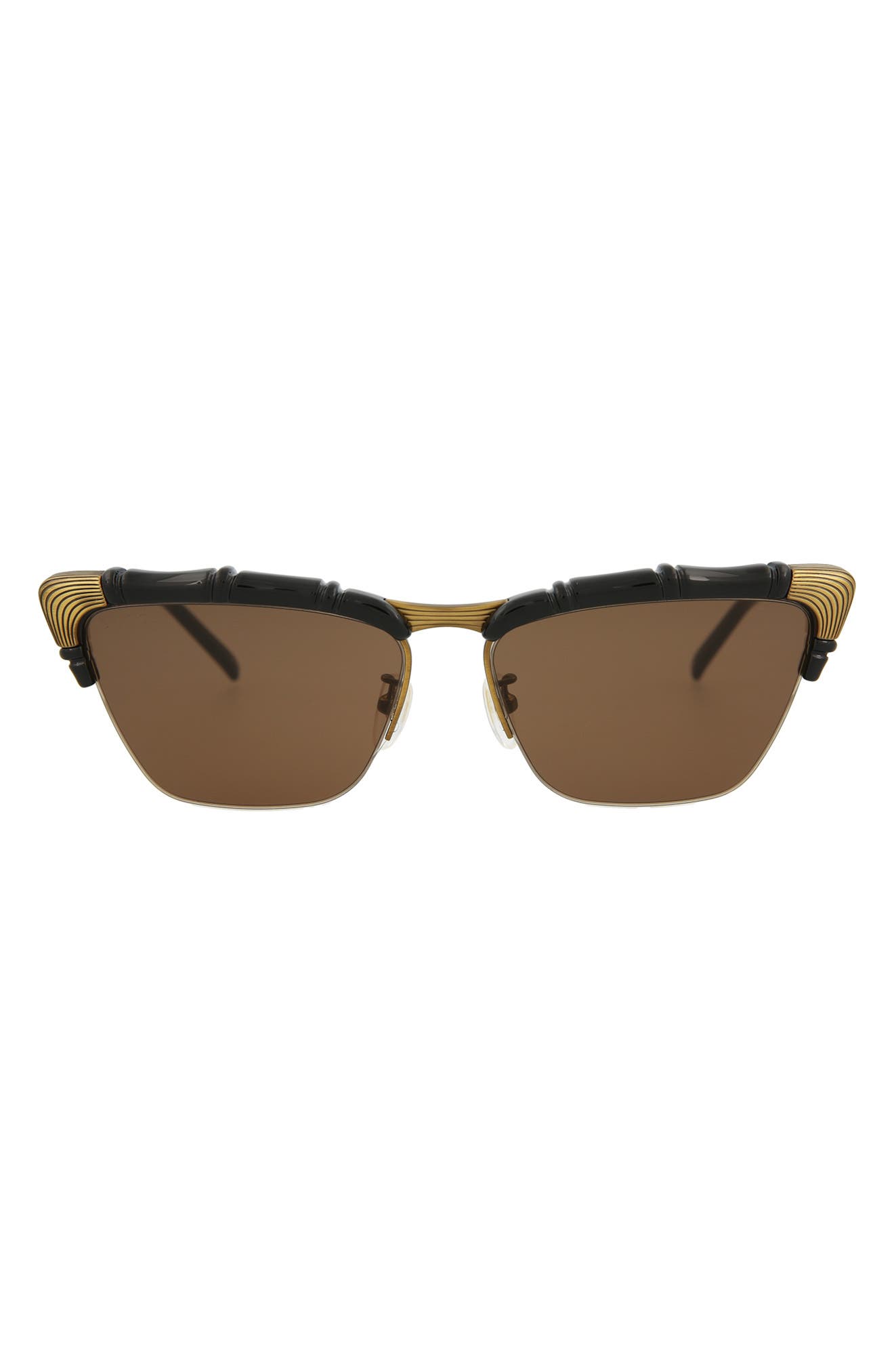 Gucci 58mm Modified Cat Eye Sunglasses
