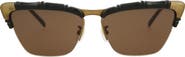 Gucci 58mm Modified Cat Eye Sunglasses