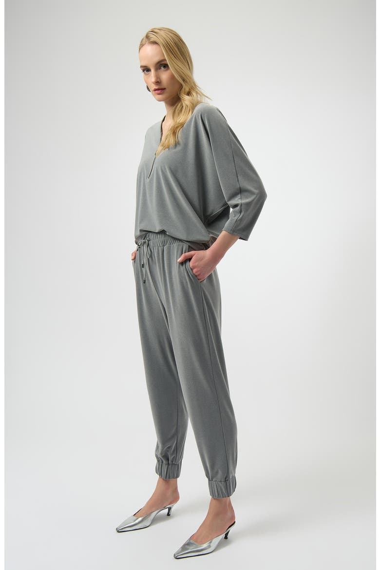Melange Silky Knit Joggers, Alternate, color, GREY MELANGE