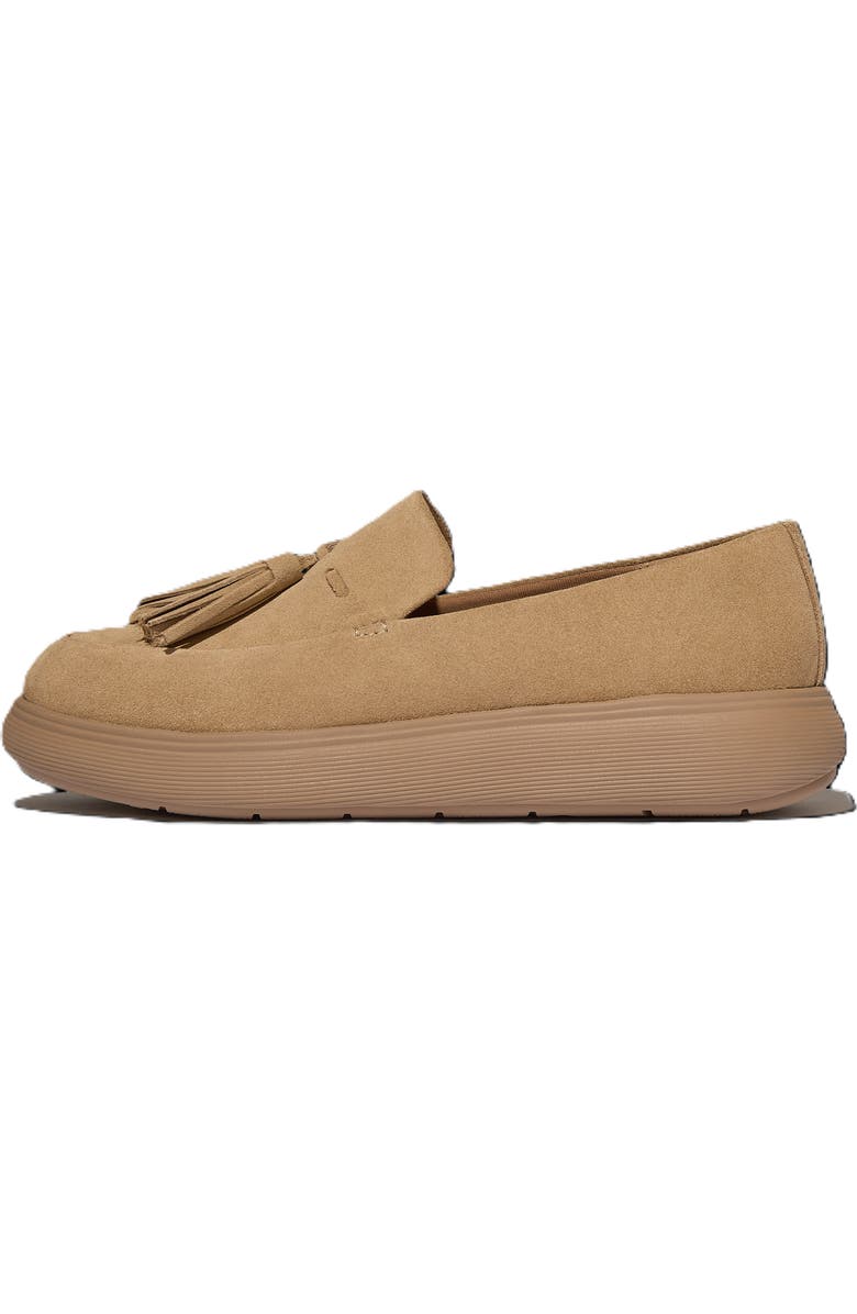 FitFlop IQ Comff Tassel Loafers, Alternate, color, Camel