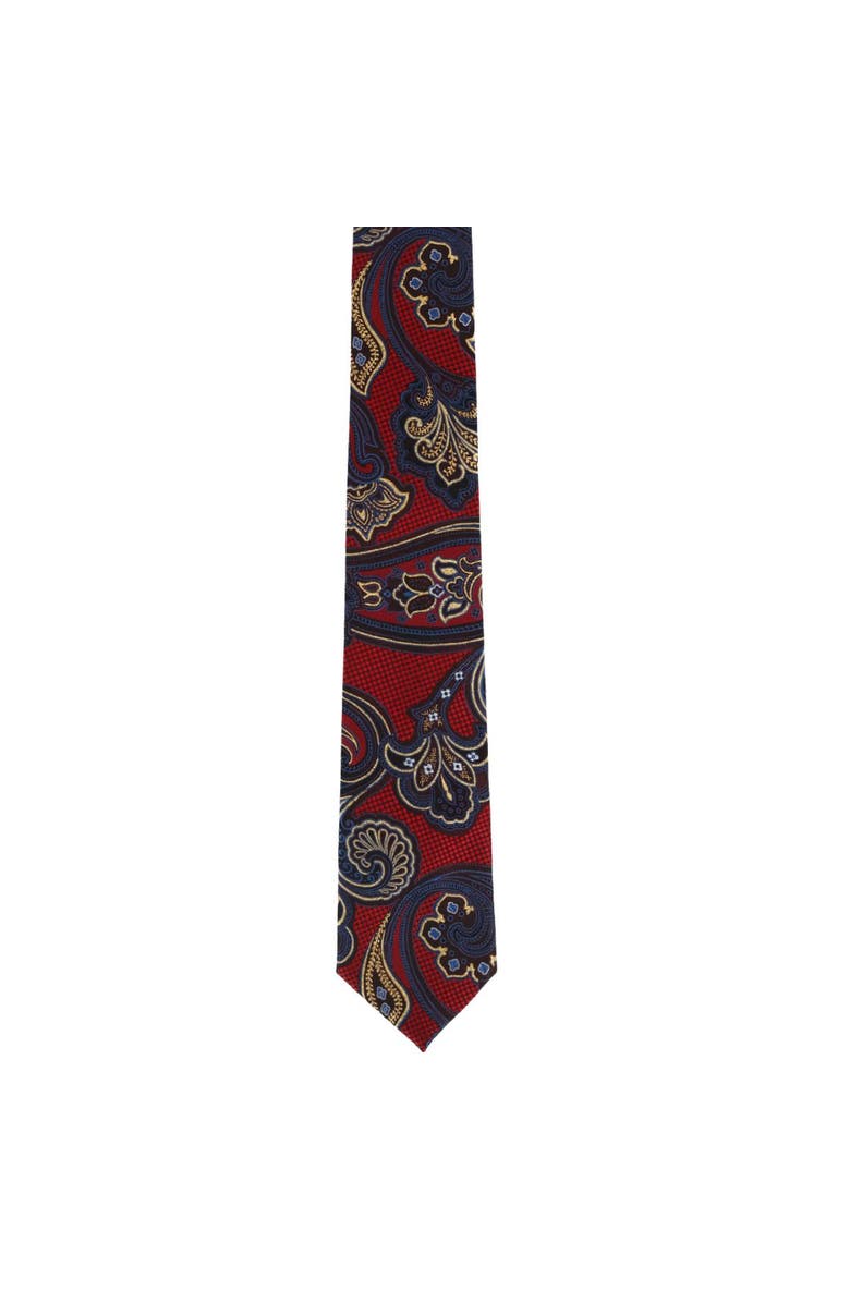 Trafalgar Roman Exploded Paisley Stately Silk Necktie, Alternate, color, Multiple Colors