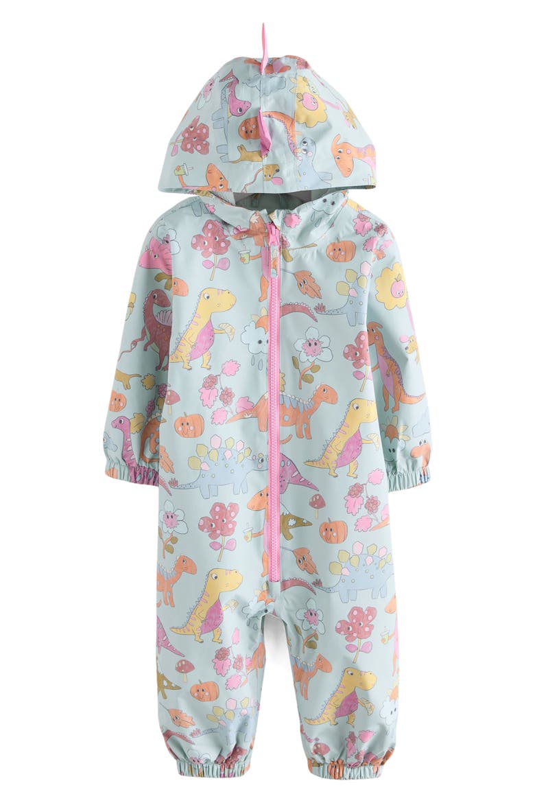Kids' Dino Puddle Suit, Main, color, BLUE