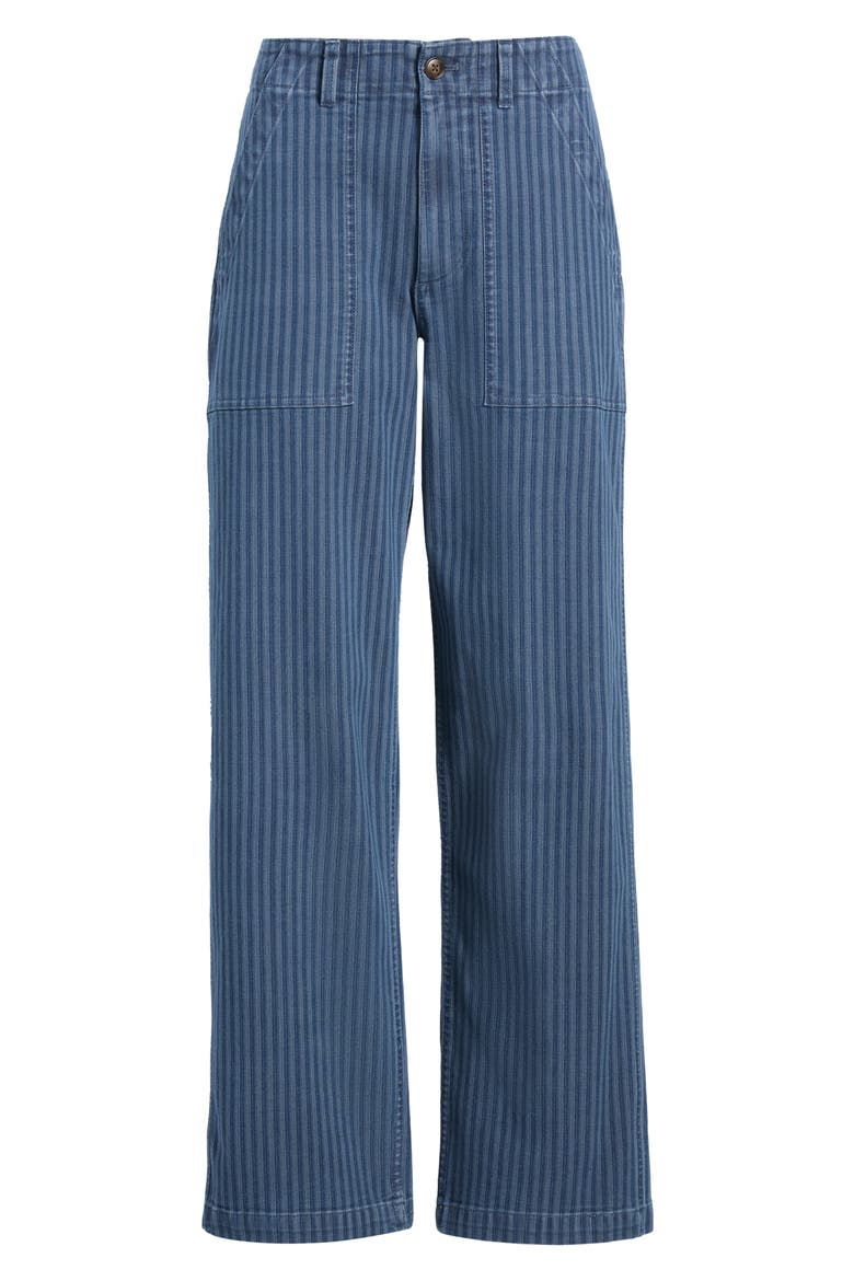 Topsail Striped Straight Leg Utility Pants, Alternate, color, RIVERLINE STRIPE