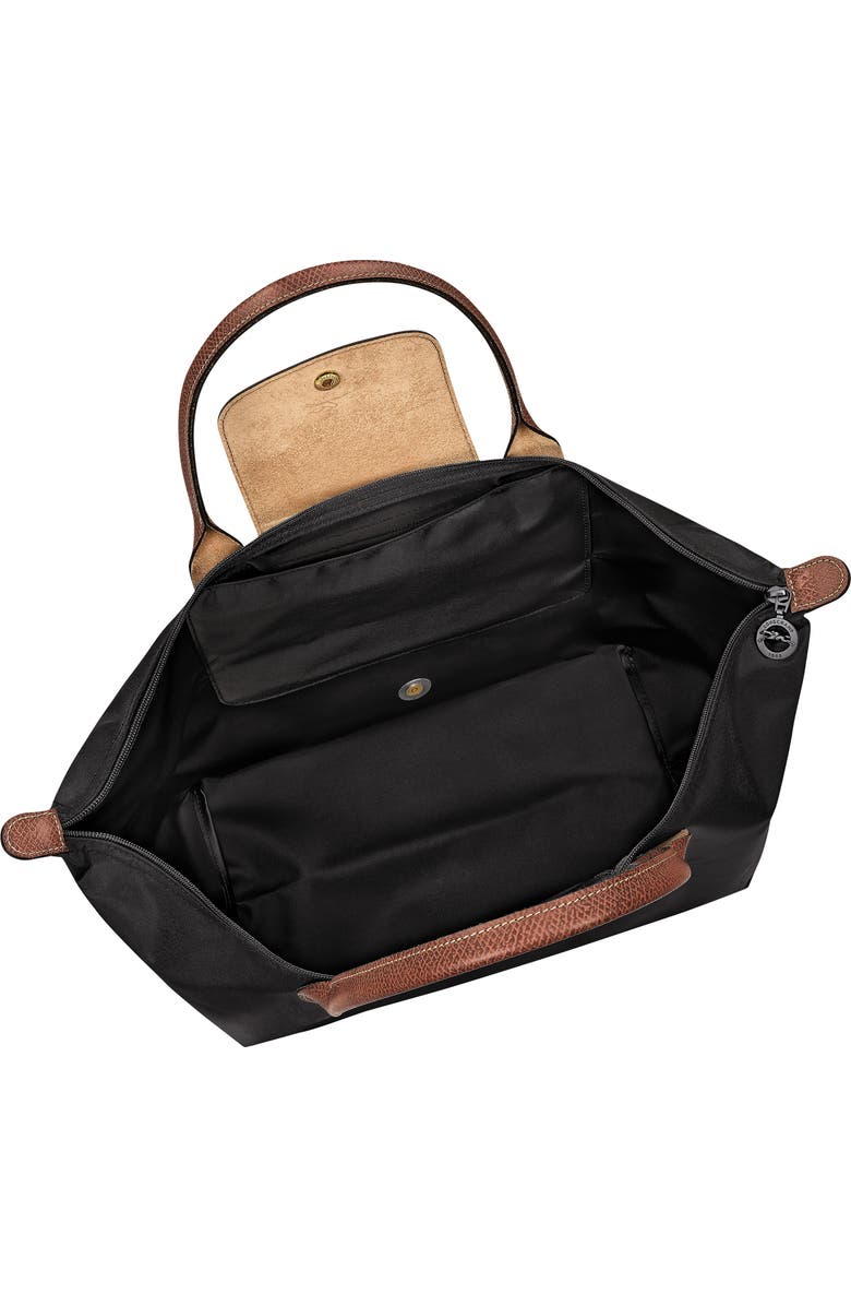 Longchamp Le Pliage Original Nylon Top Handle Bag, Alternate, color, Black